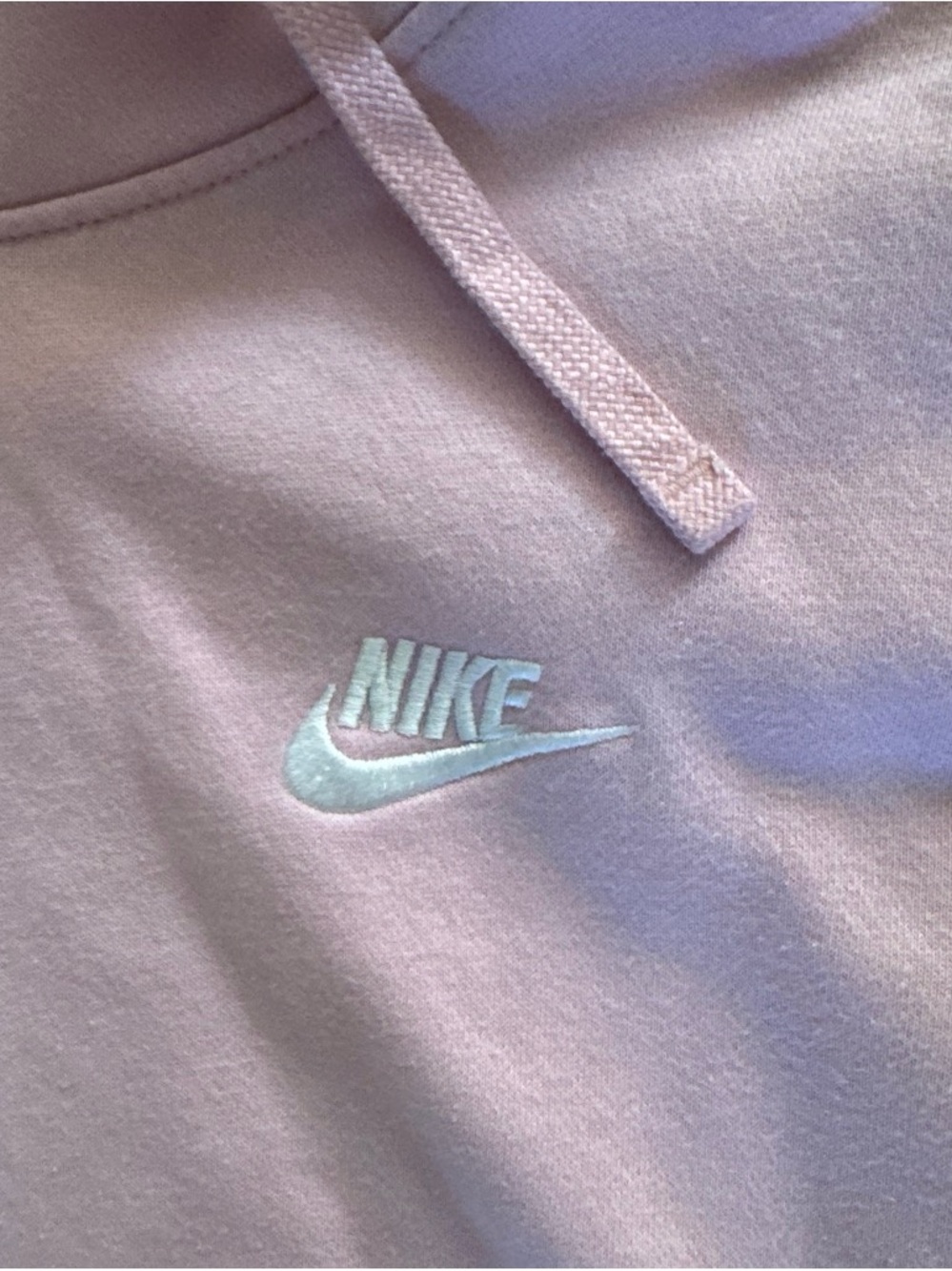 Nike Women’s Hoodie - Light Pink - size Medium - Picture 2 of 5